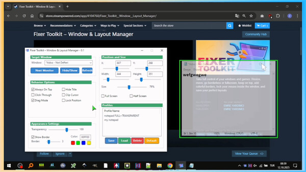 Fixer Toolkit – Window & Layout Manager screenshot 3