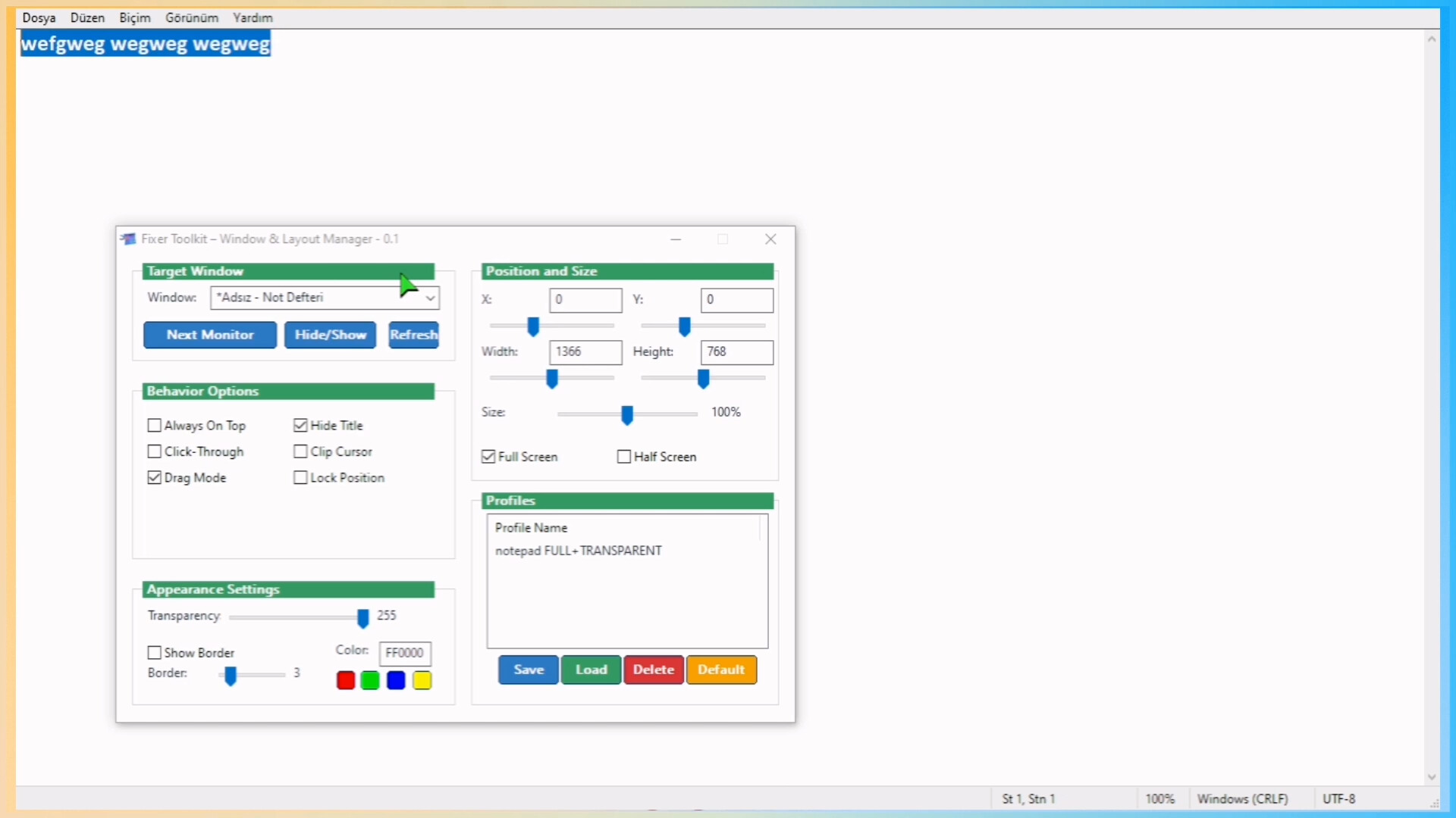#5. Fixer Toolkit – Window & Layout Manager (Steam) By: EMRE YARDIMCI