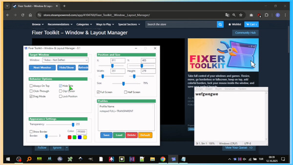 Fixer Toolkit – Window & Layout Manager screenshot 7