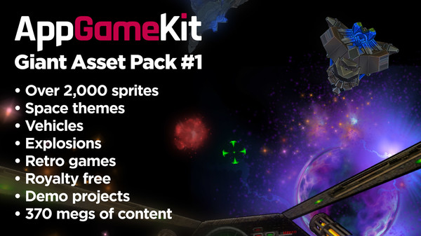 AppGameKit Classic - Giant Asset Pack 1