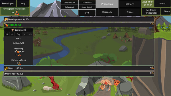 Screenshot of To the Stars Idle