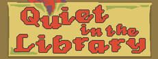 Quiet in the Library Banner