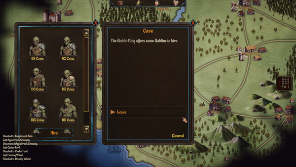 Screenshot of Dungeons and Warbands