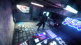 Player exploring an arcade