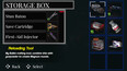 Inventory showcasing the ability to store and retrieve items