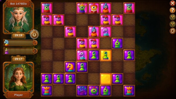 Choc Tactic 4 Chess Master - Witty Alien Gambit screenshot 2