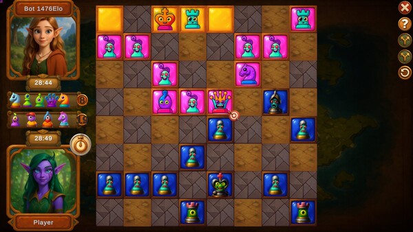 Choc Tactic 4 Chess Master - Witty Alien Gambit screenshot 3