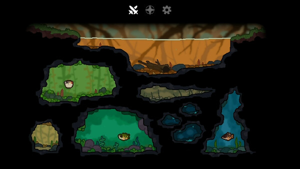 Screenshot of King of Freshwater gameplay showing in-action mechanics