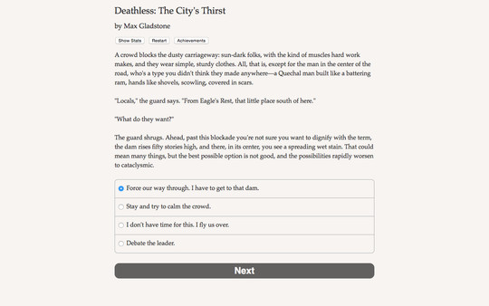 Deathless: The City's Thirst