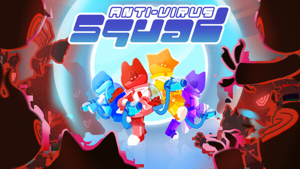 Screenshot of Anti-Virus Squad gameplay showing in-action mechanics