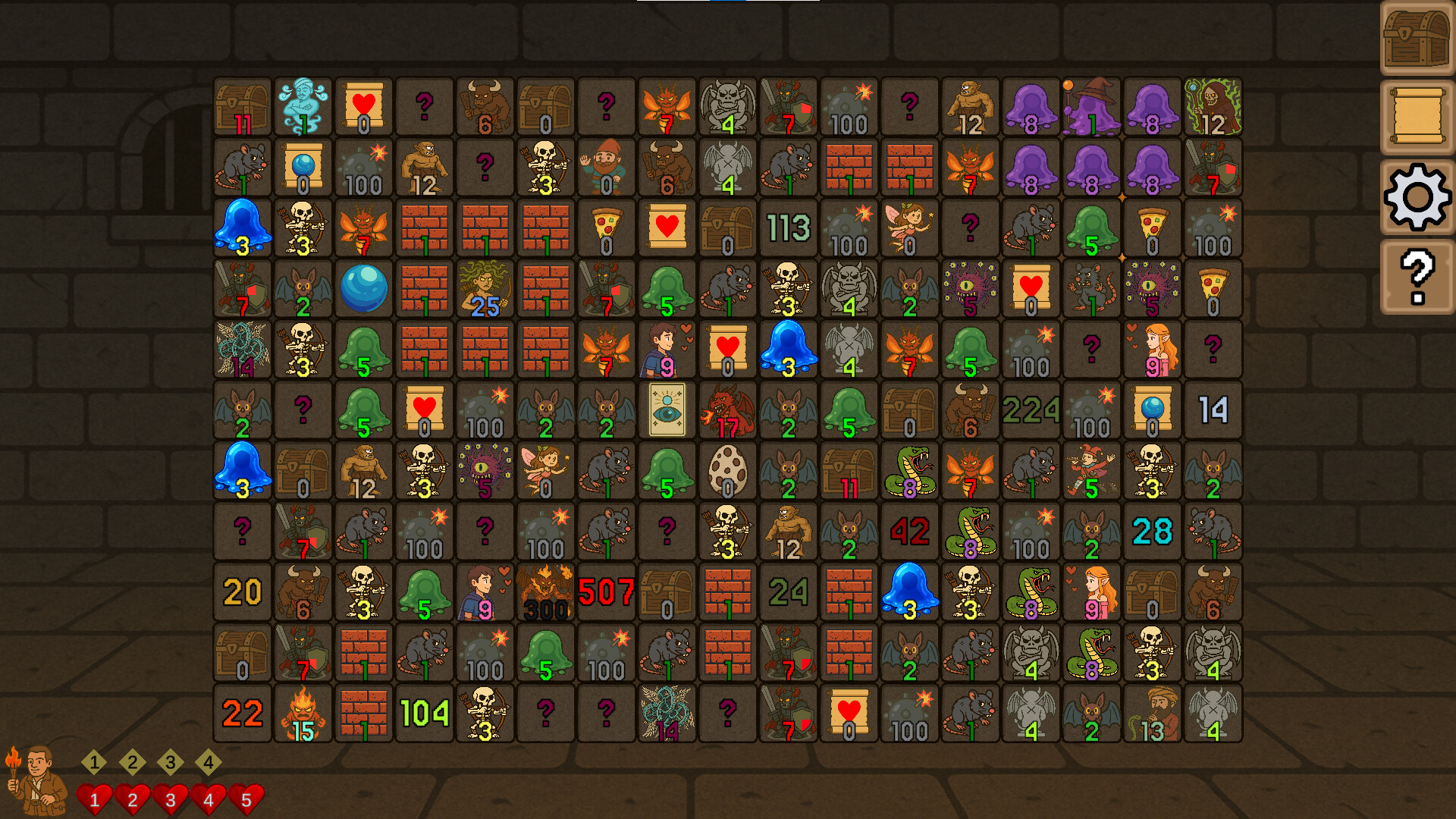 DungeonSweeper screenshot #2