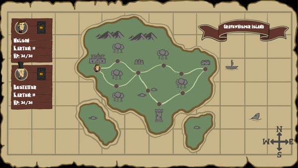 Screenshot of Magic Cauldron - Forgotten Island gameplay showing in-action mechanics