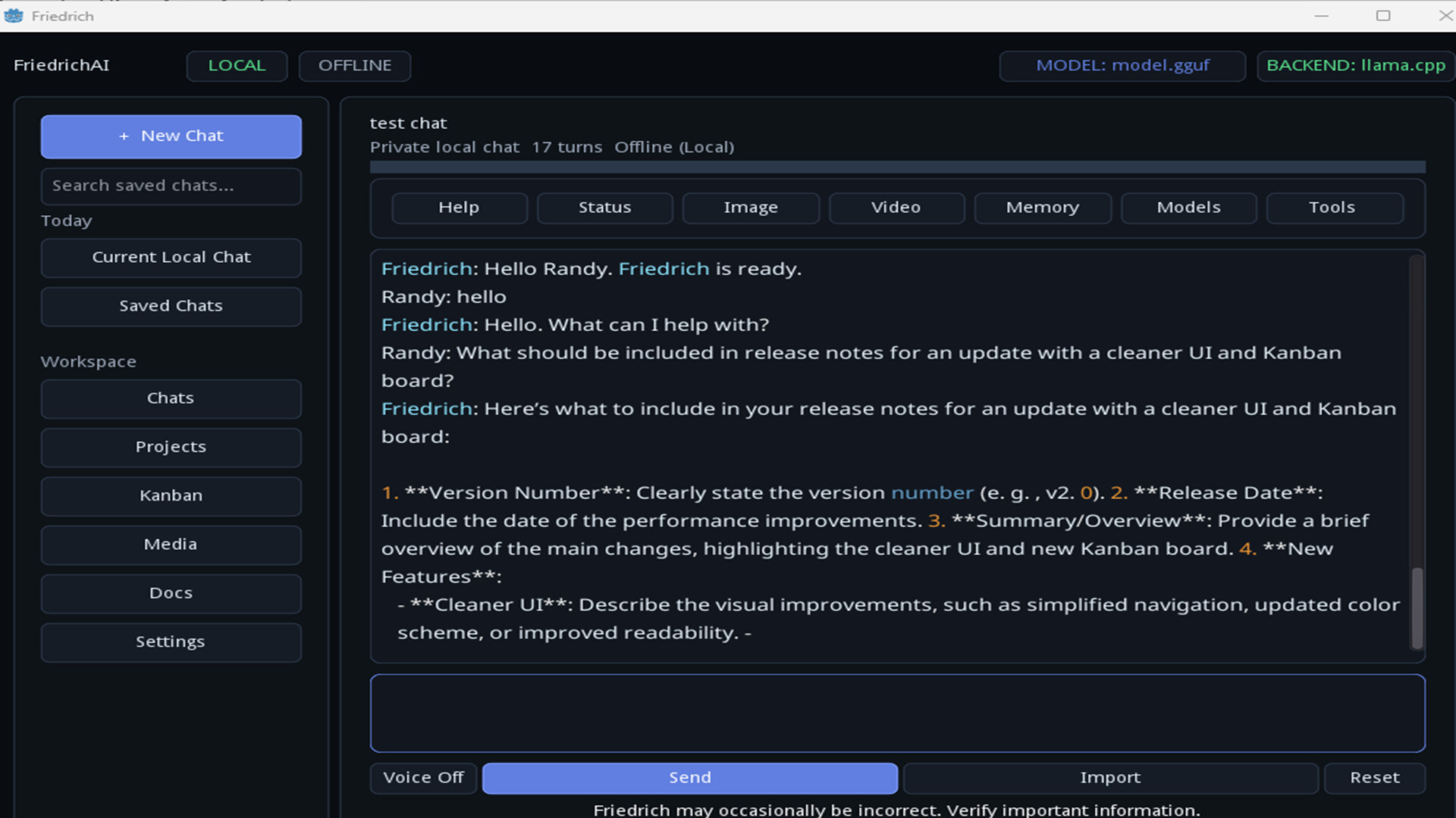  FriedrichAI: Offline AI