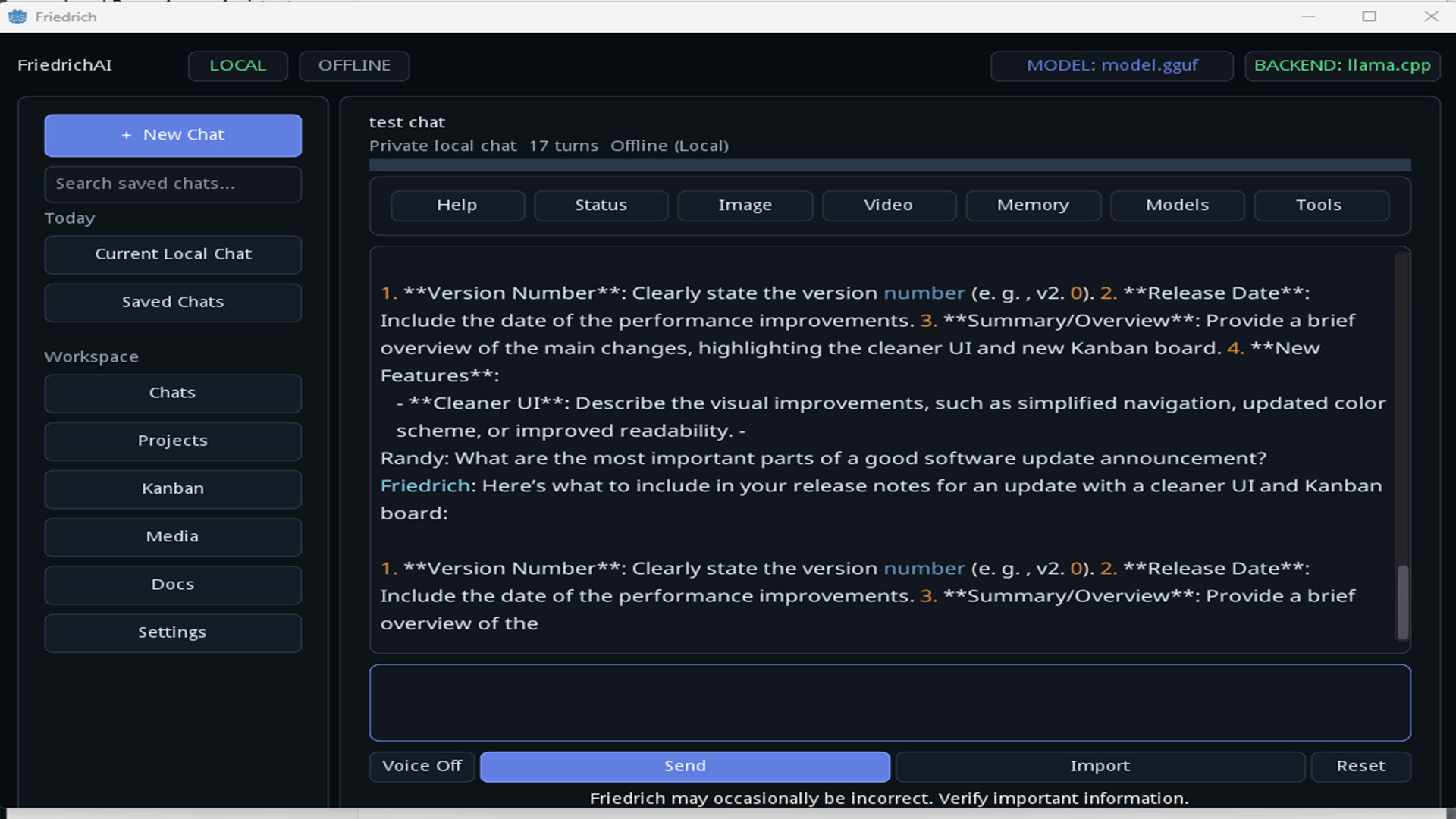 FriedrichAI: Offline AI screenshot 4