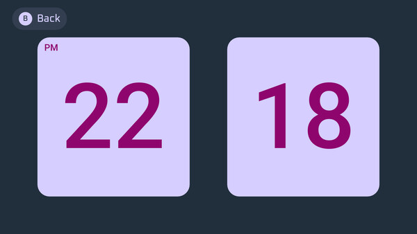 Скриншот из TickClock