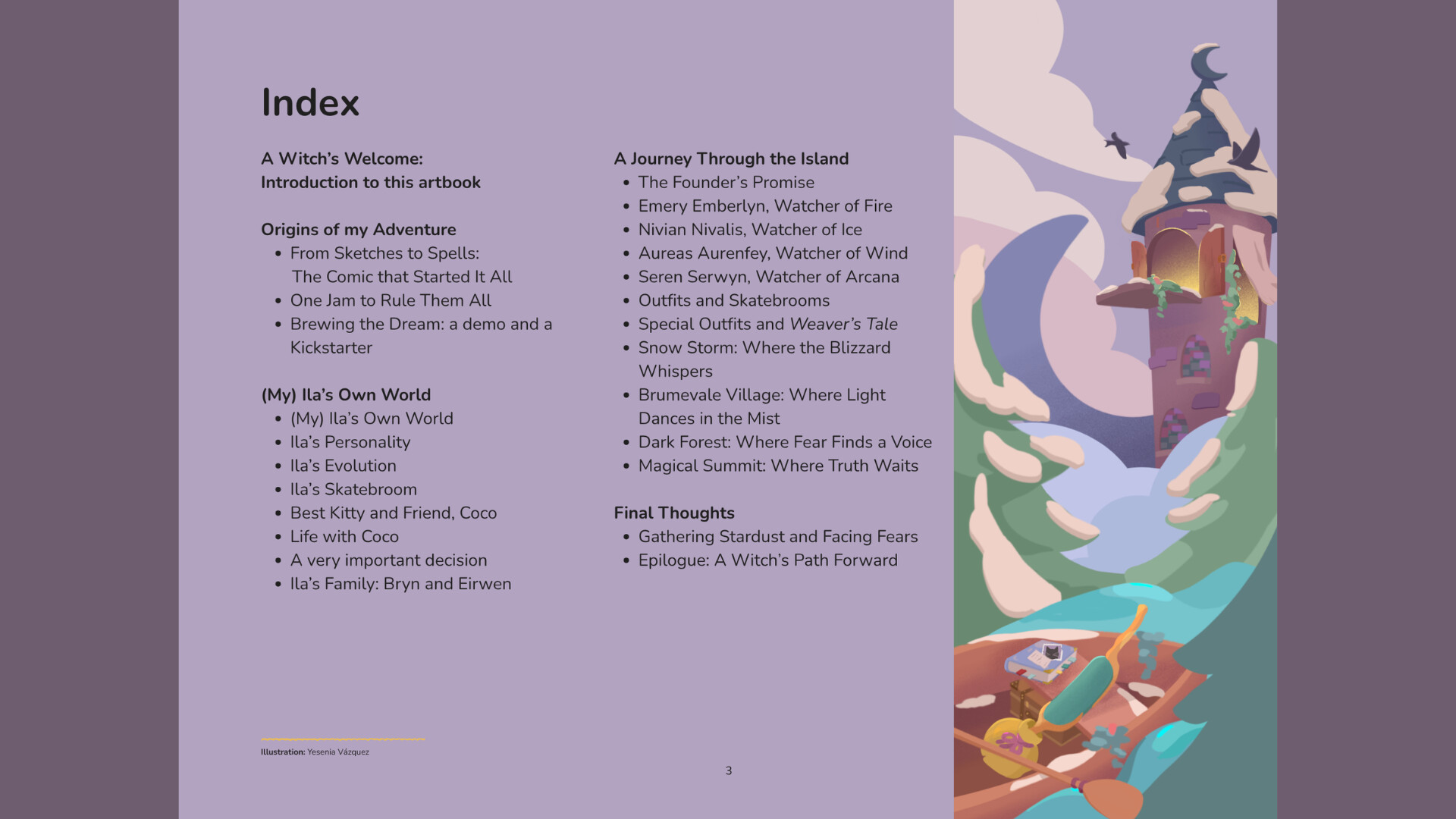 ILA: A Frosty Glide – Digital Artbook & Storytelling Featured Screenshot #1