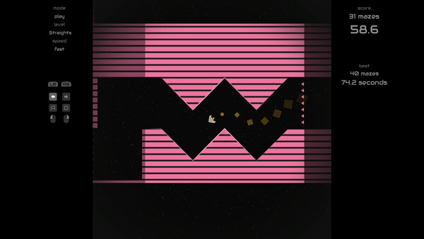 Ship v Maze game for Linux 1