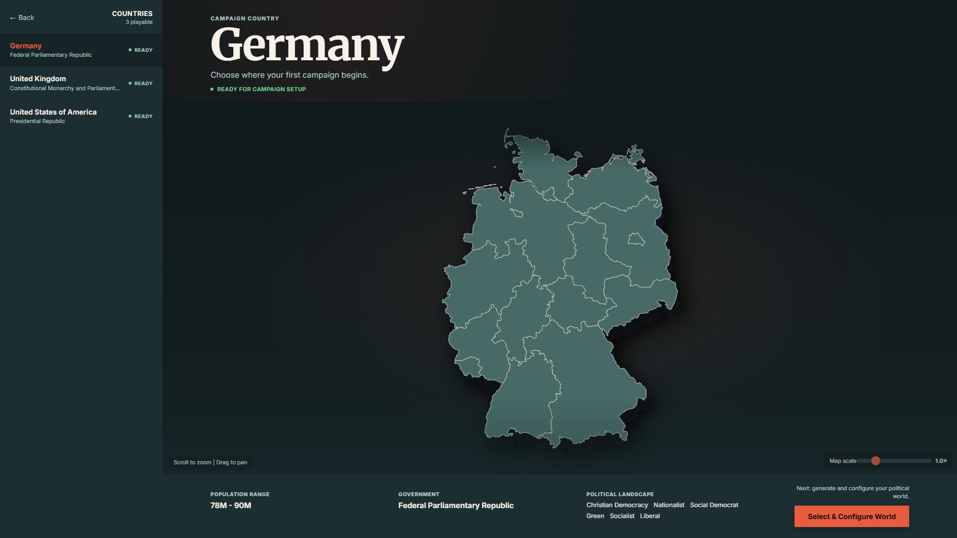 StateOS: The Political Sandbox screenshot #1