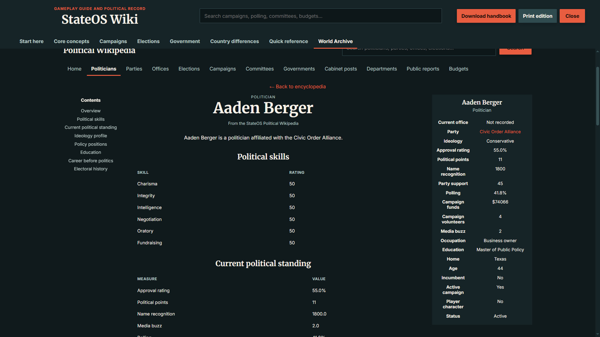 StateOS: The Political Sandbox screenshot #10