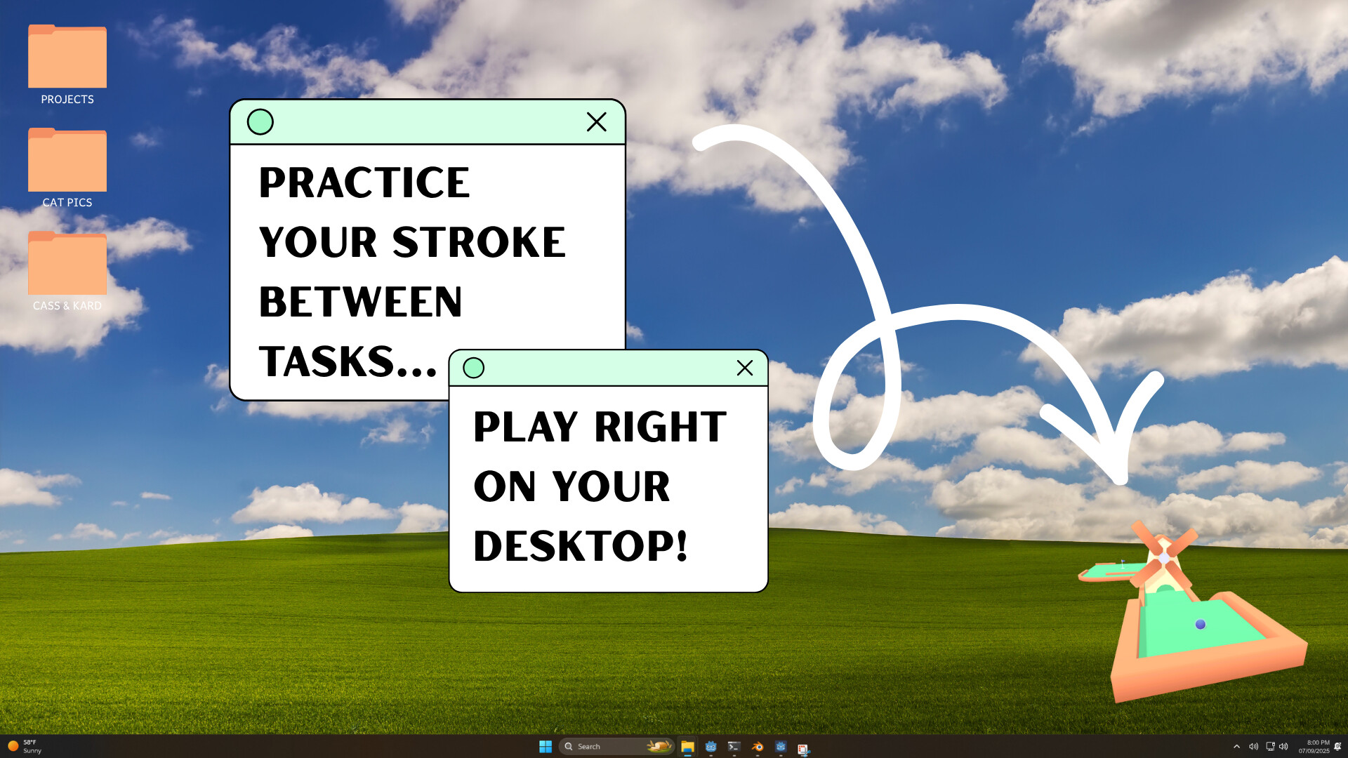 Desktop Golf Featured Screenshot #1
