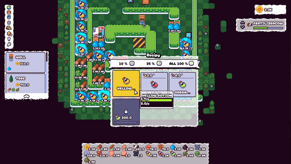 Screenshot of Resource chill gameplay showing in-action mechanics