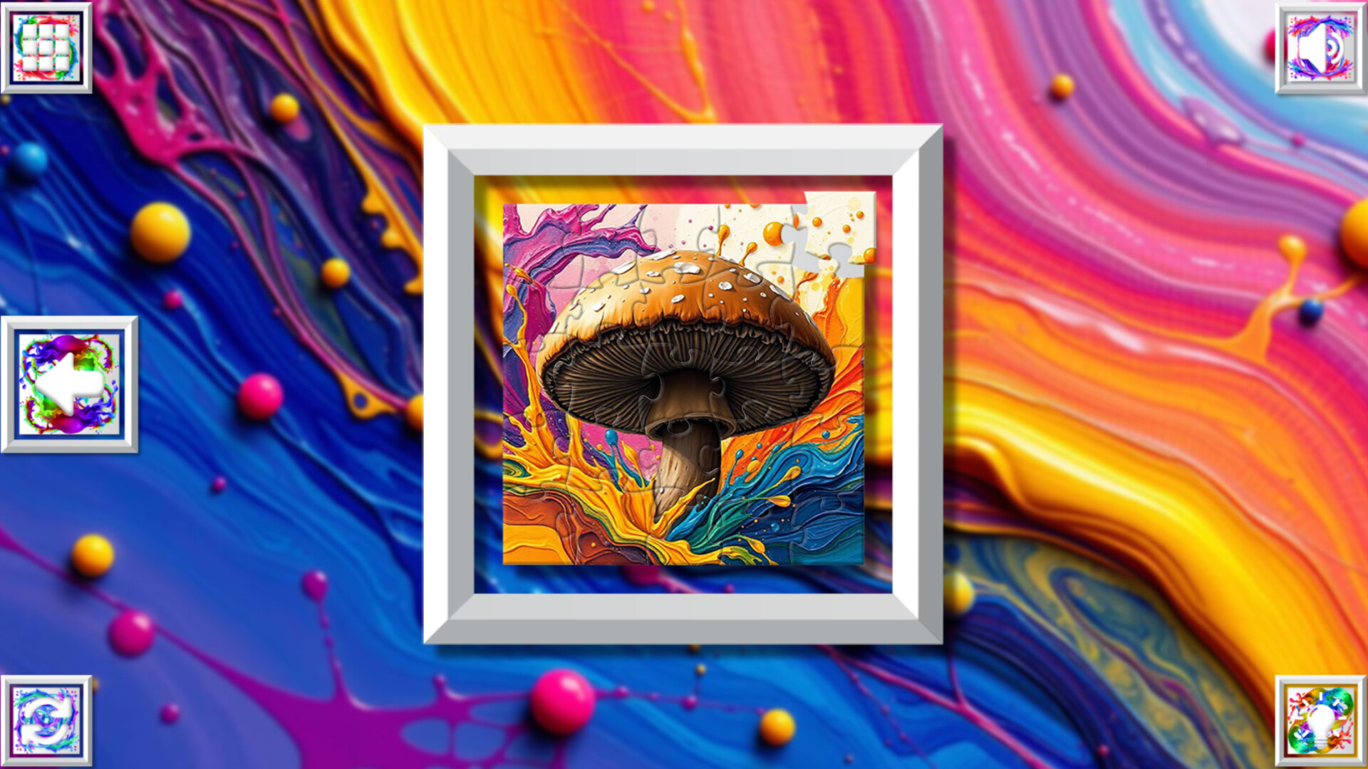 Color Splash: Mushrooms screenshot 4