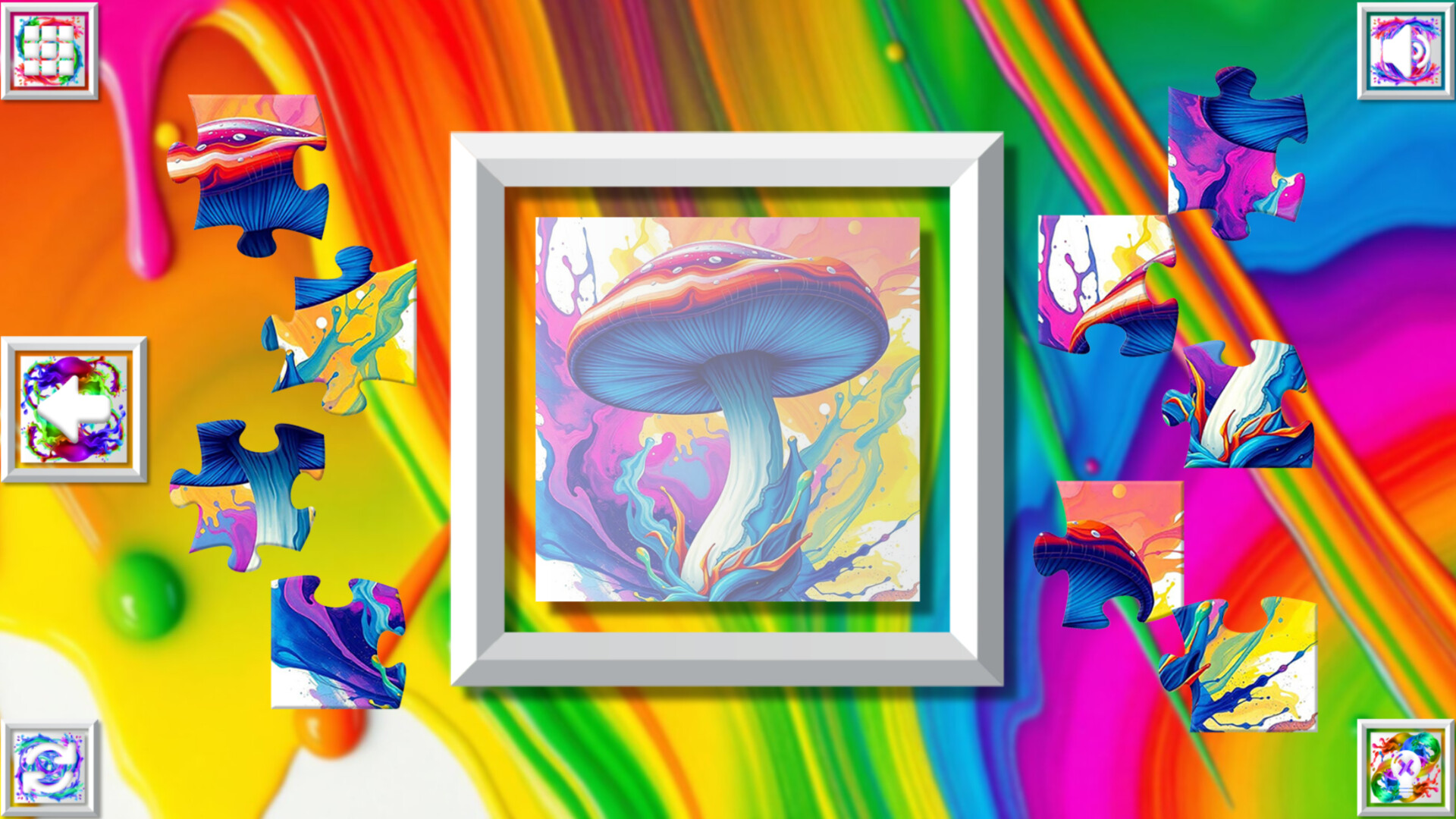 Color Splash: Mushrooms screenshot 1