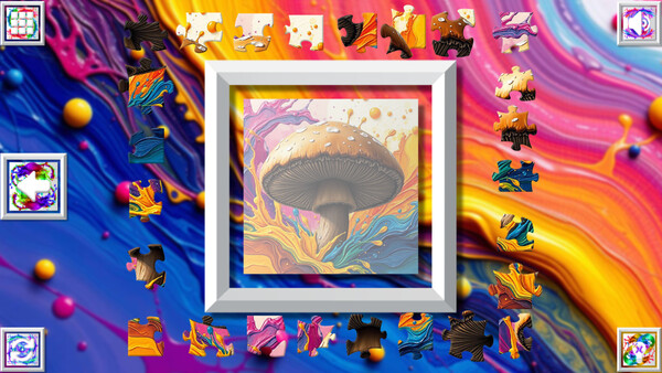 Screenshot of Color Splash: Mushrooms