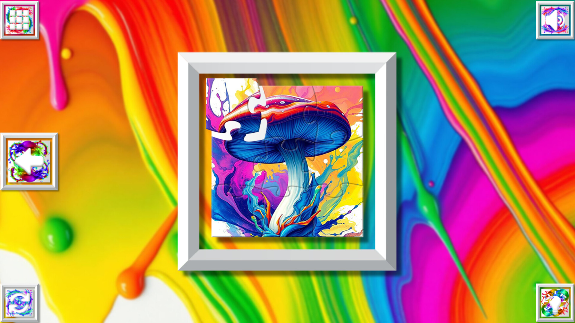 Color Splash: Mushrooms screenshot 2