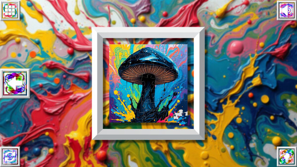 Screenshot of Color Splash: Mushrooms