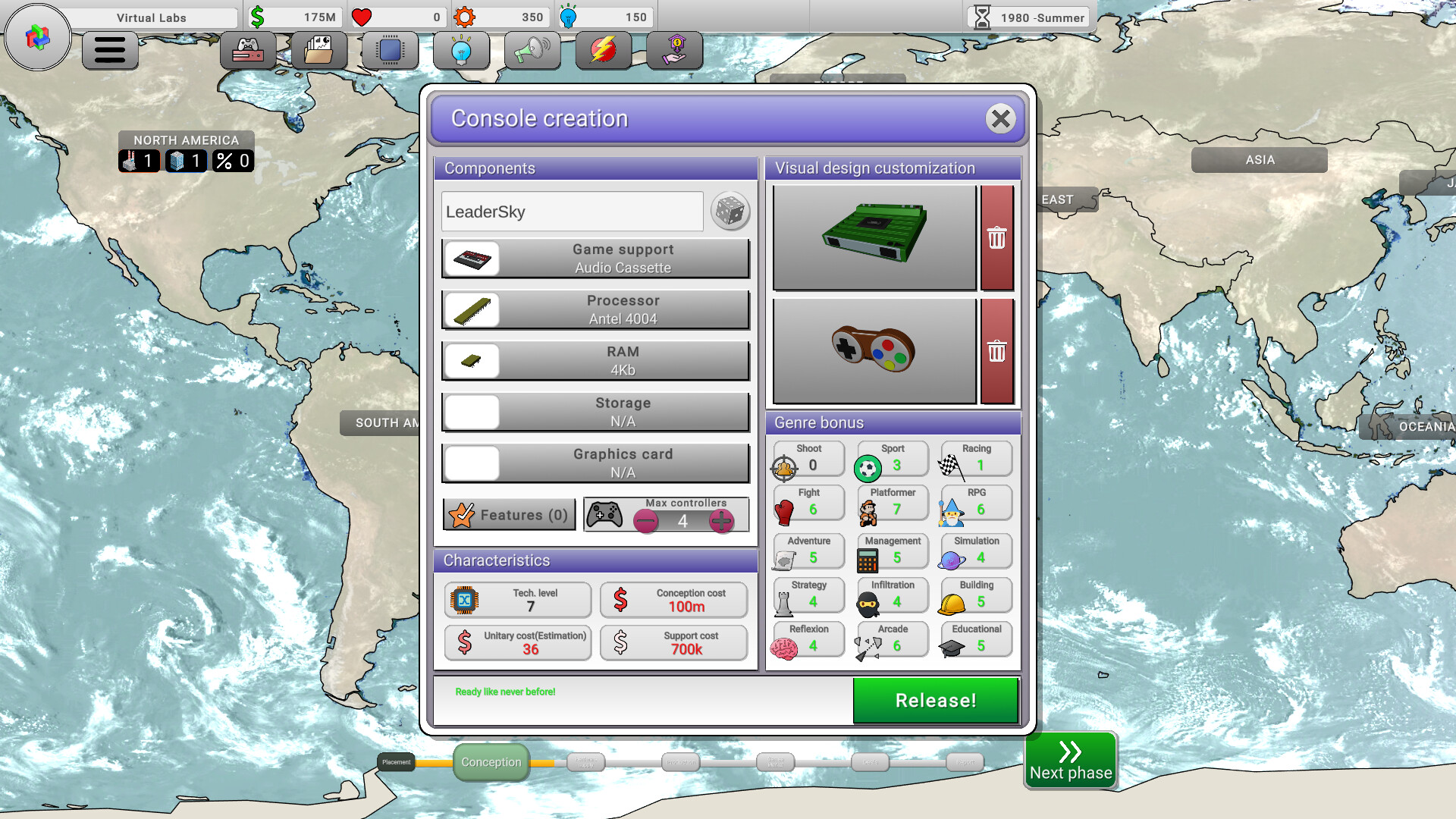 Console War Giant : A Turn-Based Tycoon screenshot #3