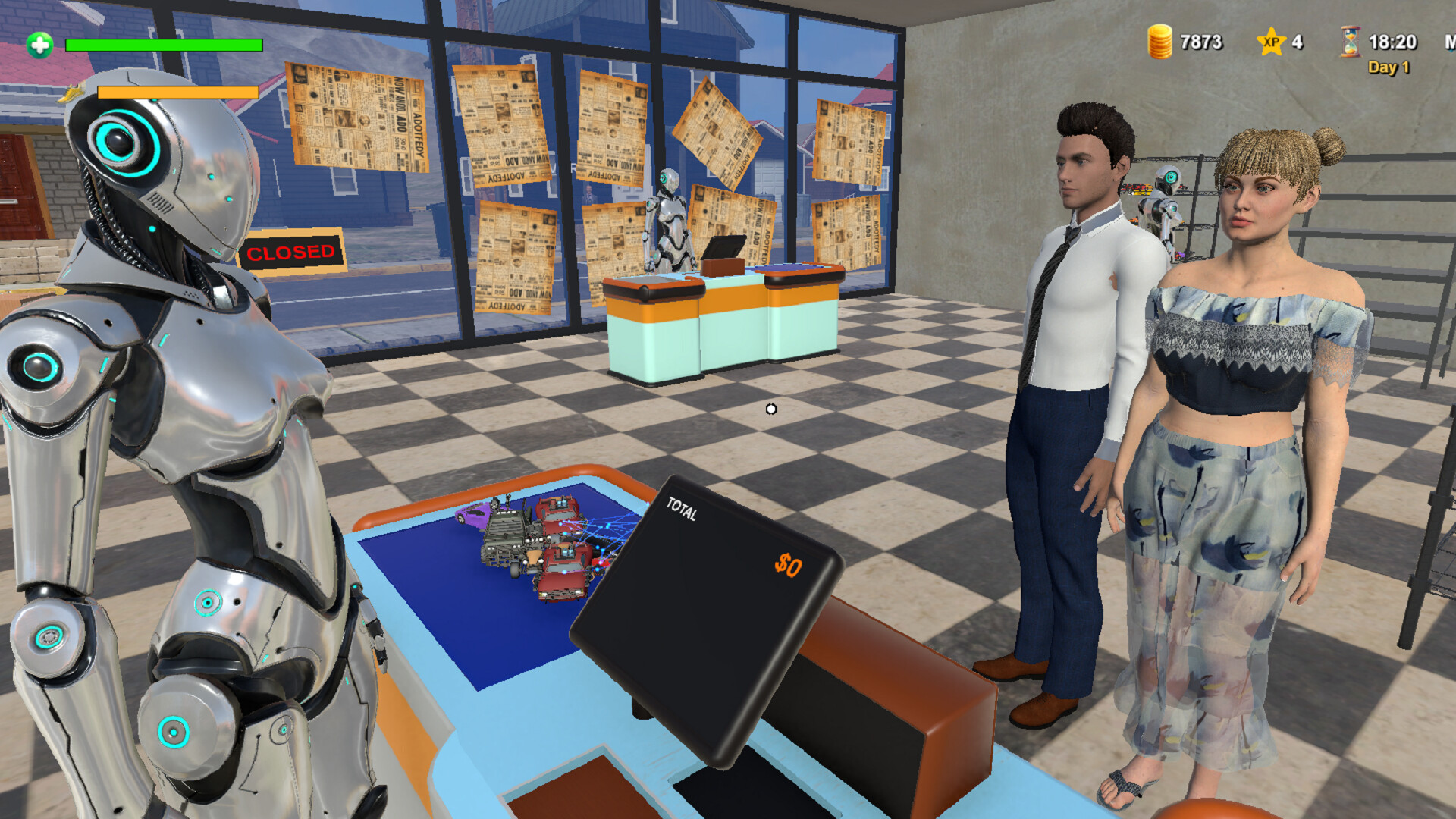 #3. AI TALK 33 Car Robot Modavuj Market Simulator (Steam) 来自: Modavuj Games