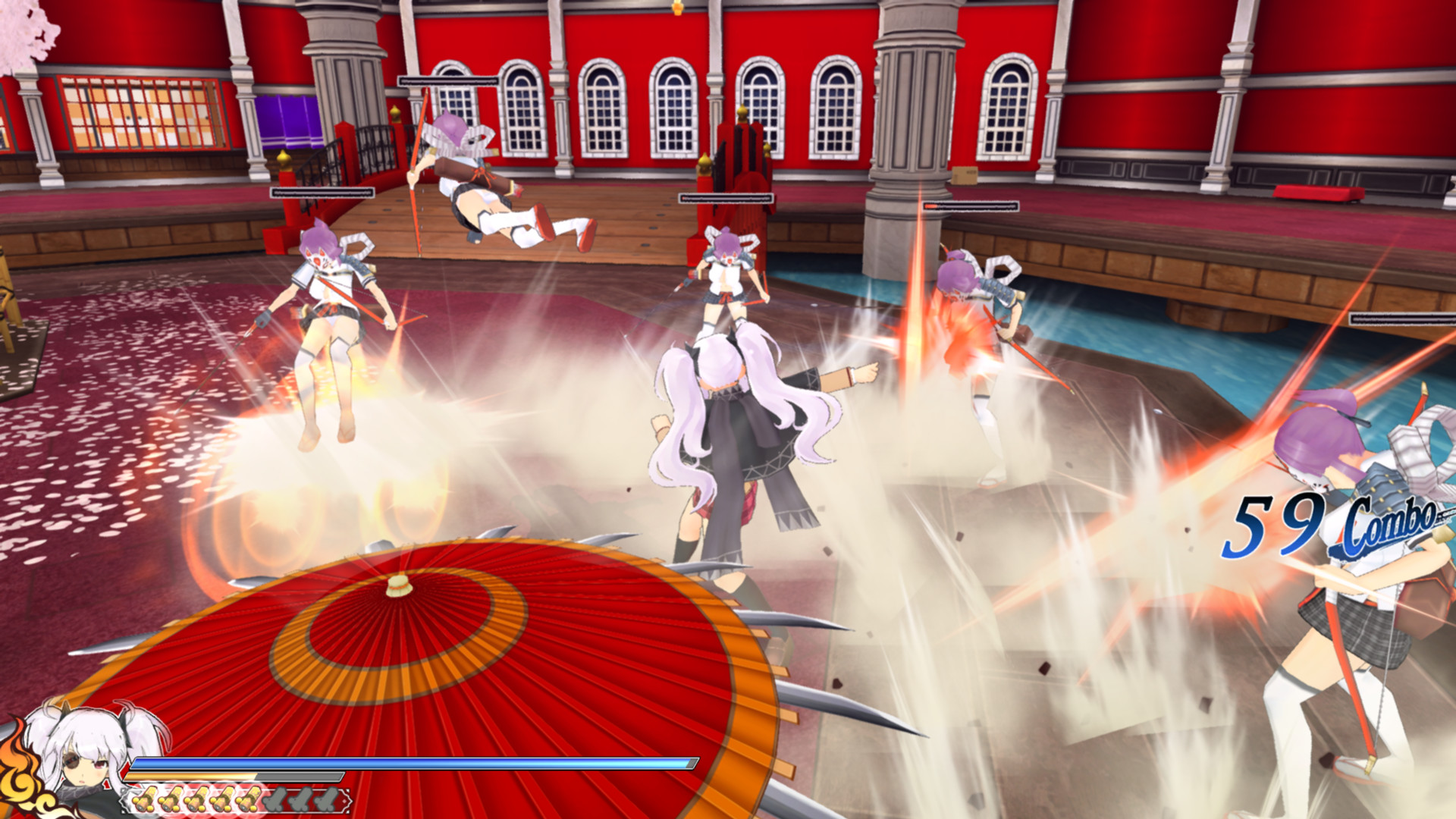 screenshot of SENRAN KAGURA SHINOVI VERSUS 5