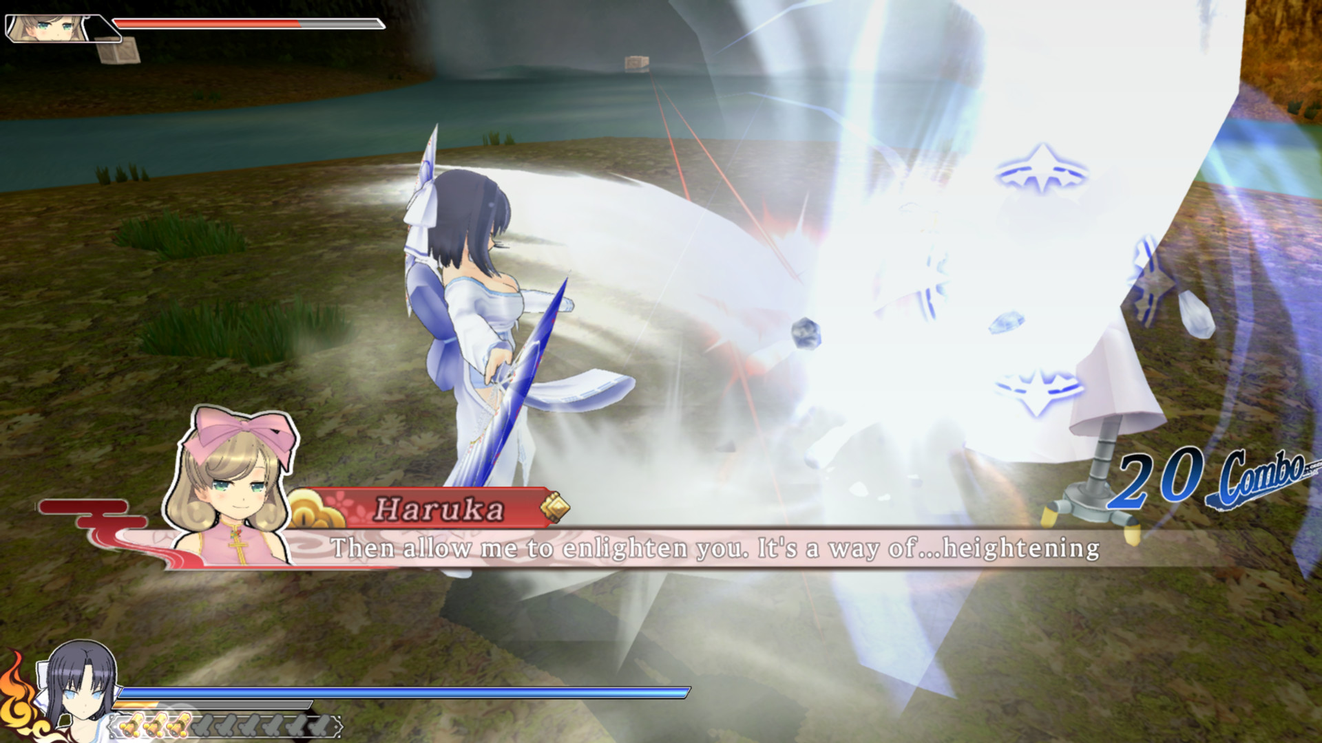 screenshot of SENRAN KAGURA SHINOVI VERSUS 8