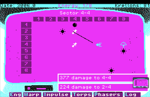 Screenshot of CGA Trek
