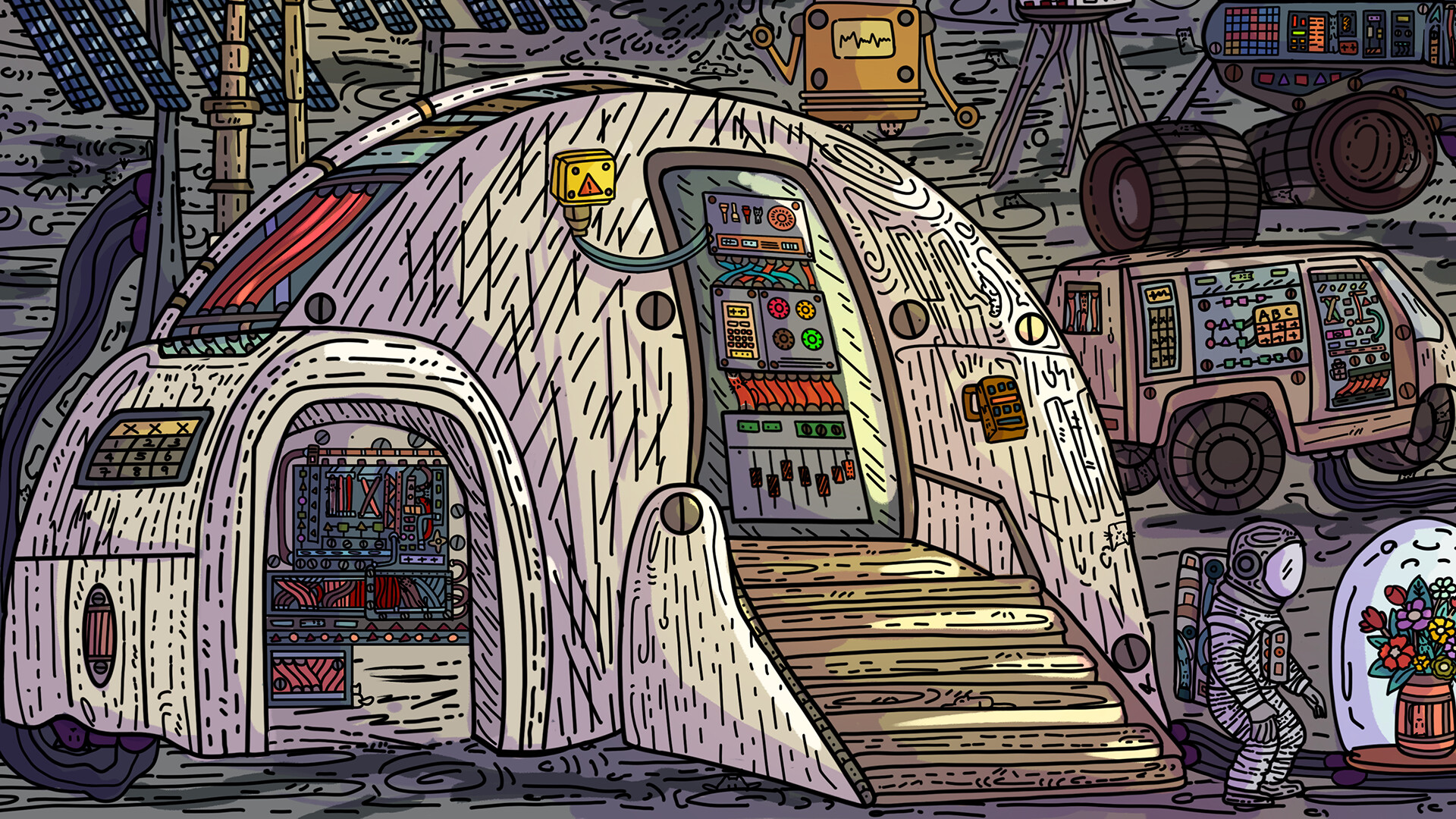 100 Moon Base Cats screenshot #3