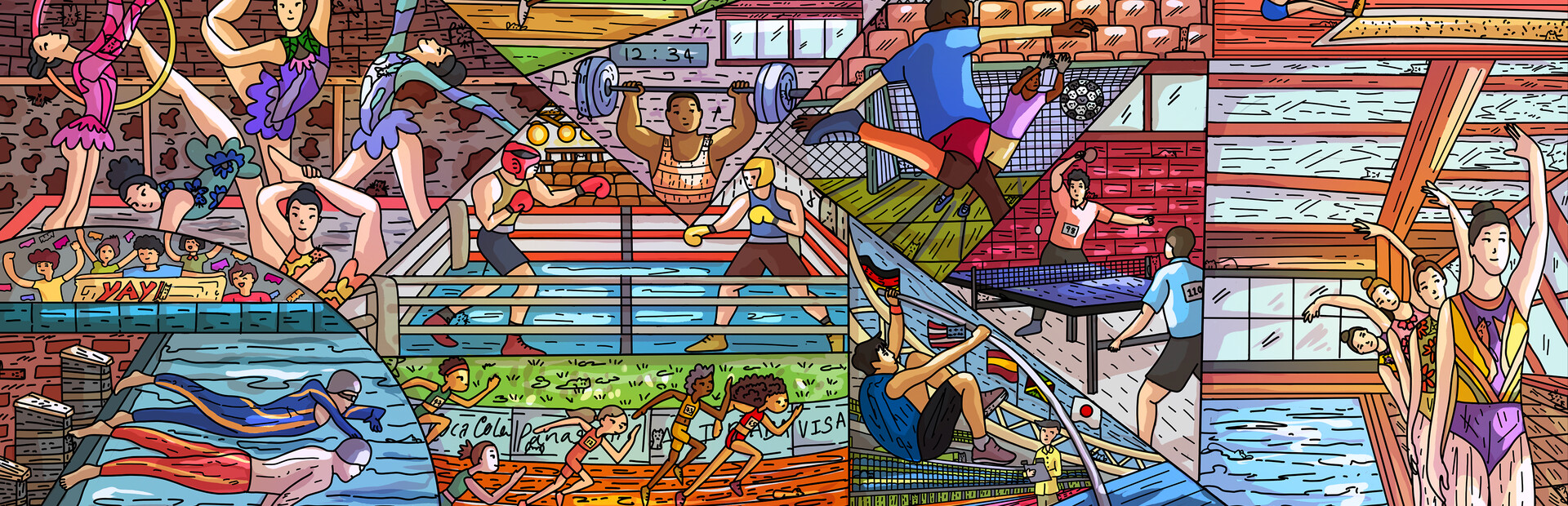 100 Olympic Cats