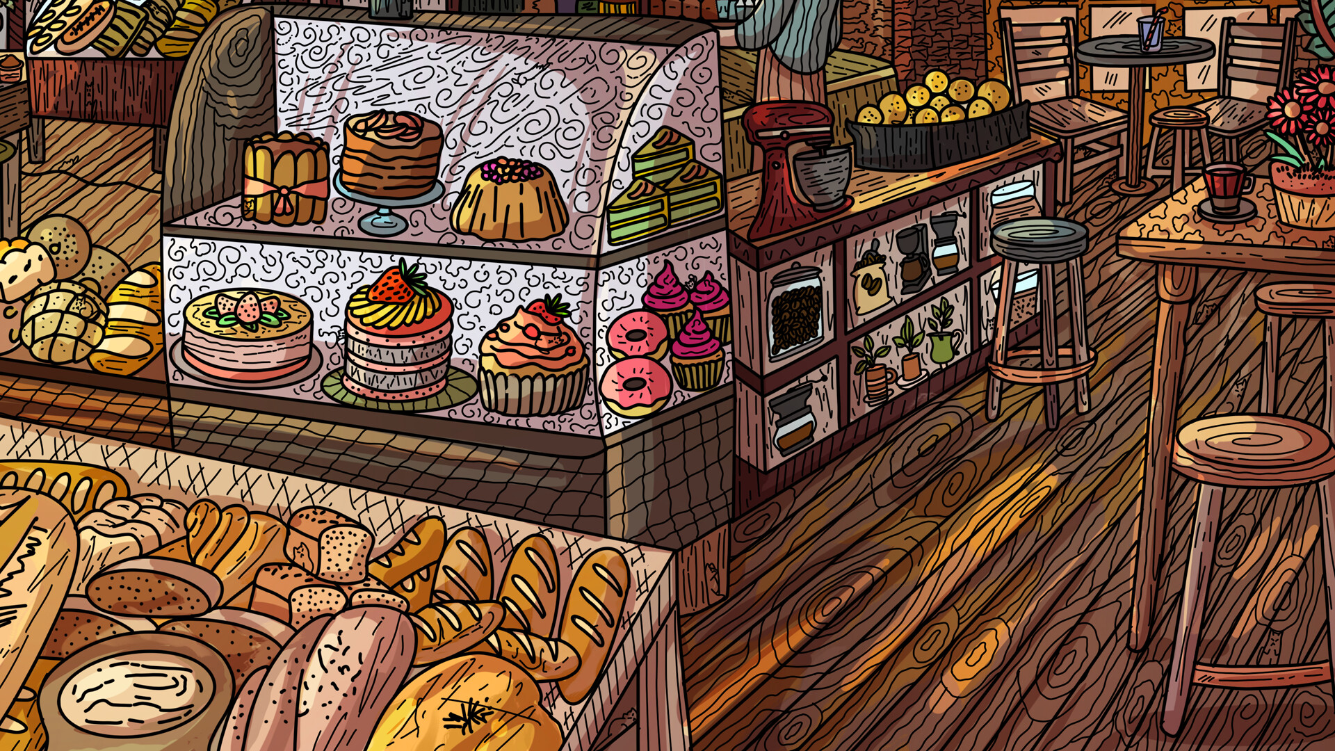 100 Cafe Cats screenshot #2