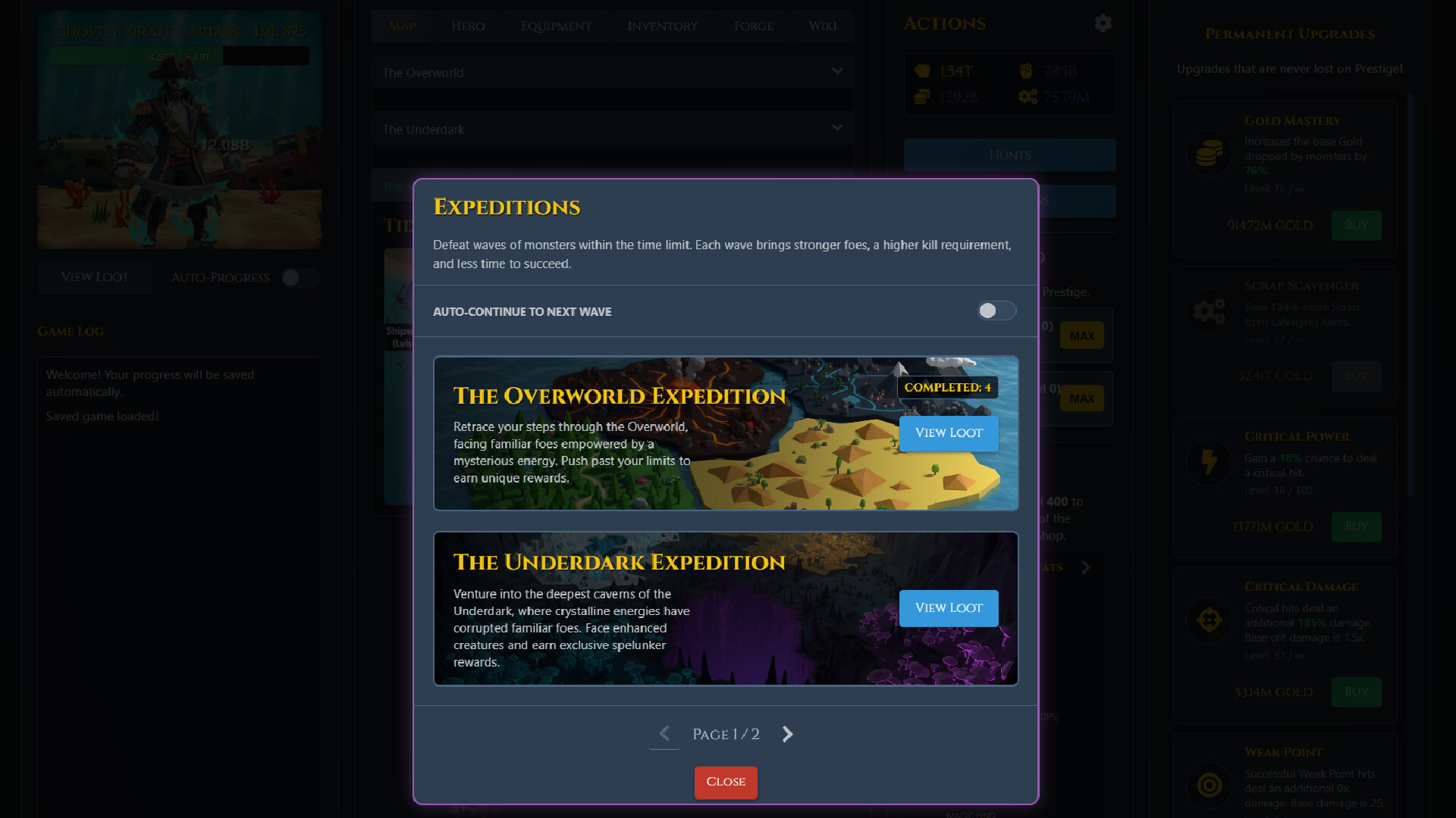 Idle Looter screenshot #2