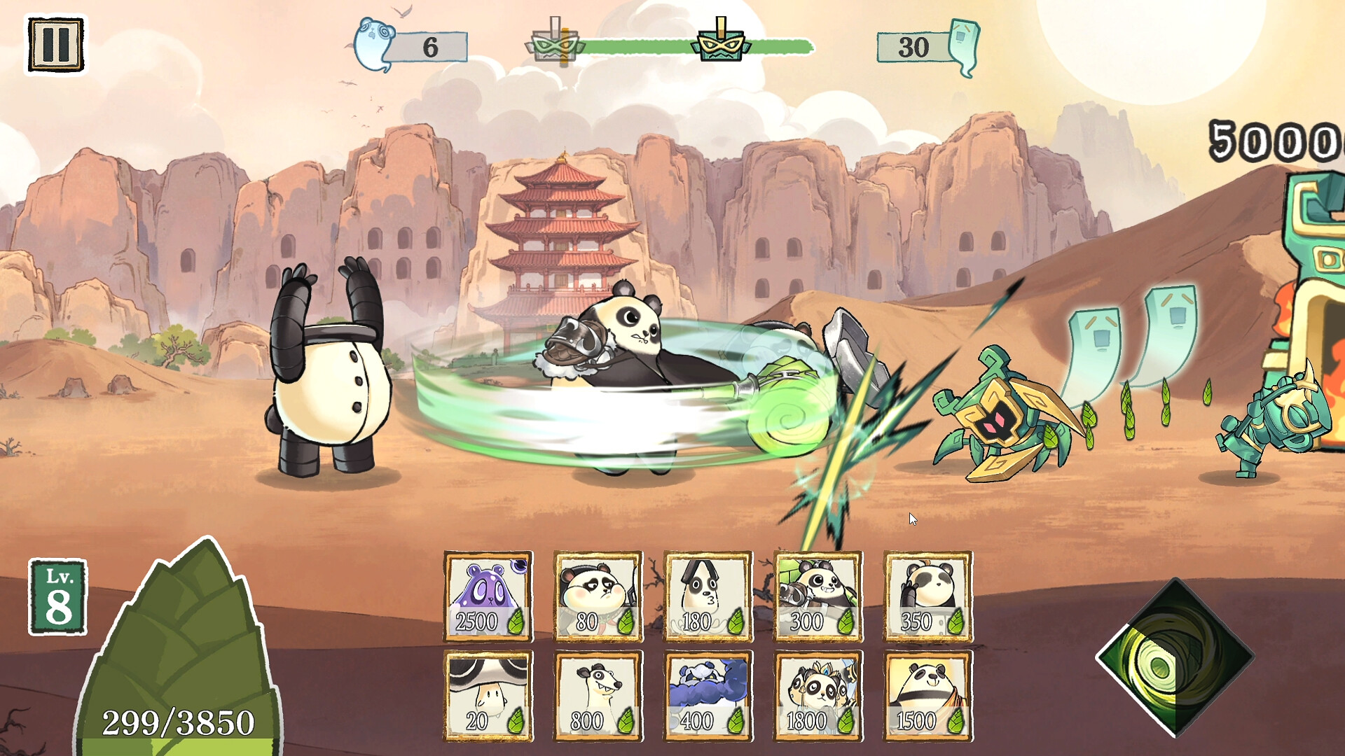 Panda Defense: Bronze Rush Featured Screenshot #1