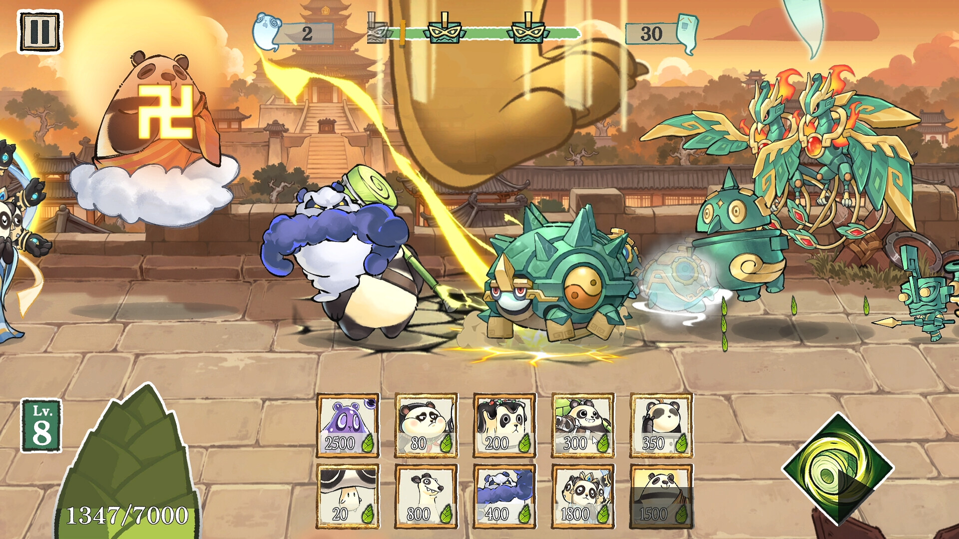 Panda Defense: Bronze Rush screenshot #7