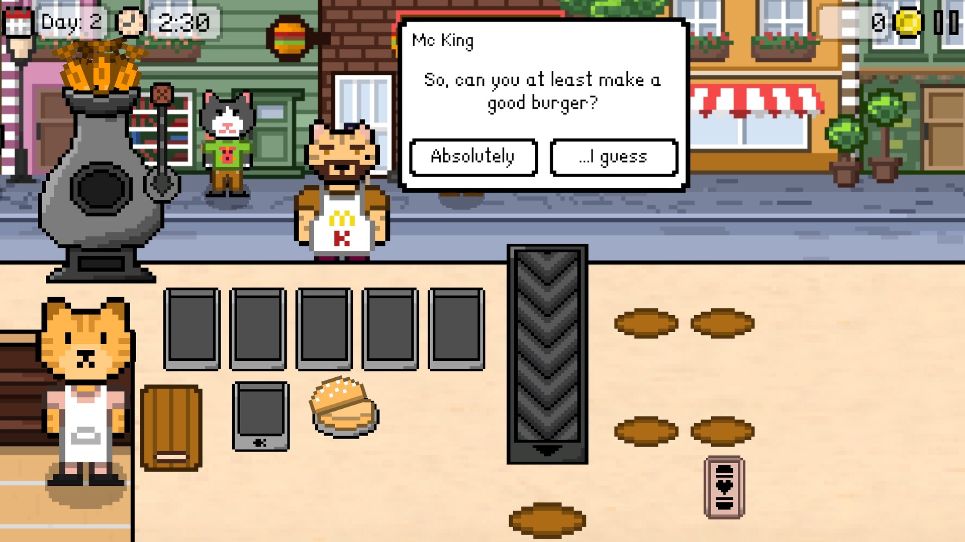 Kitty Burger screenshot