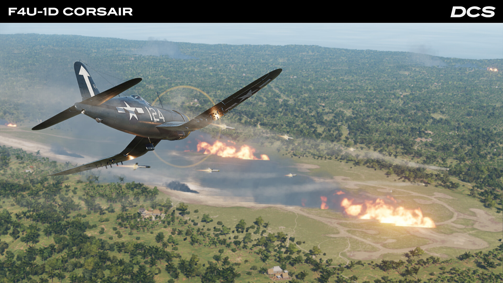 #9. DCS: F4U-1D Corsair (Steam) 由: Eagle Dynamics