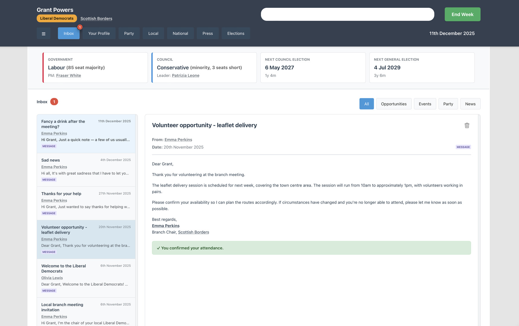 UK Politics Simulator screenshot #5