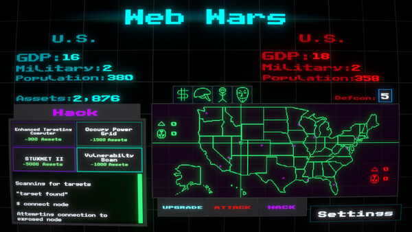 Screenshot of Web Wars