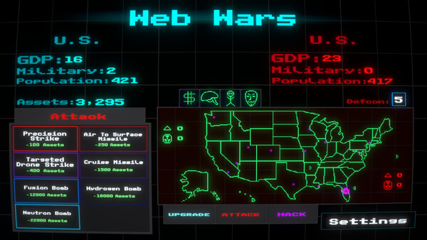 Screenshot of Web Wars