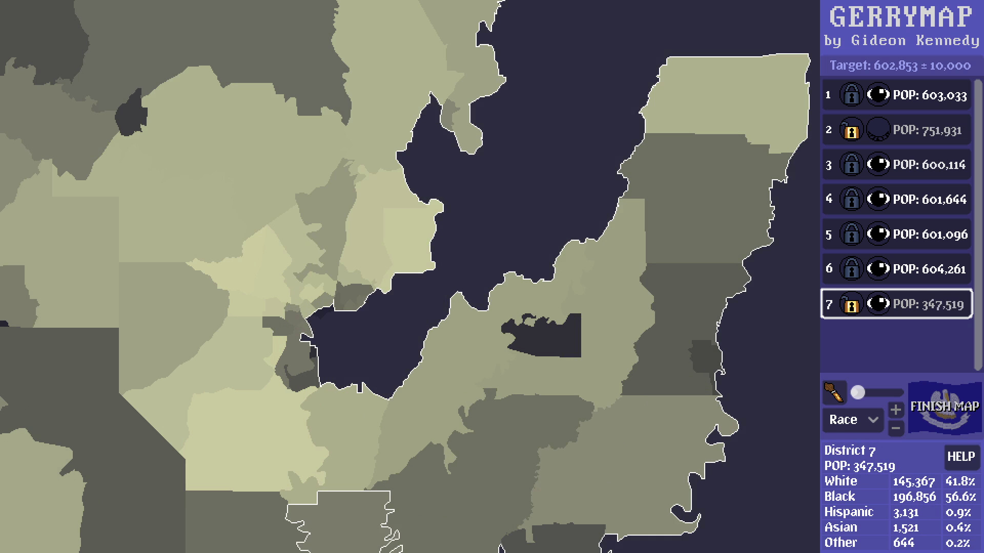 Gerrymap screenshot #6