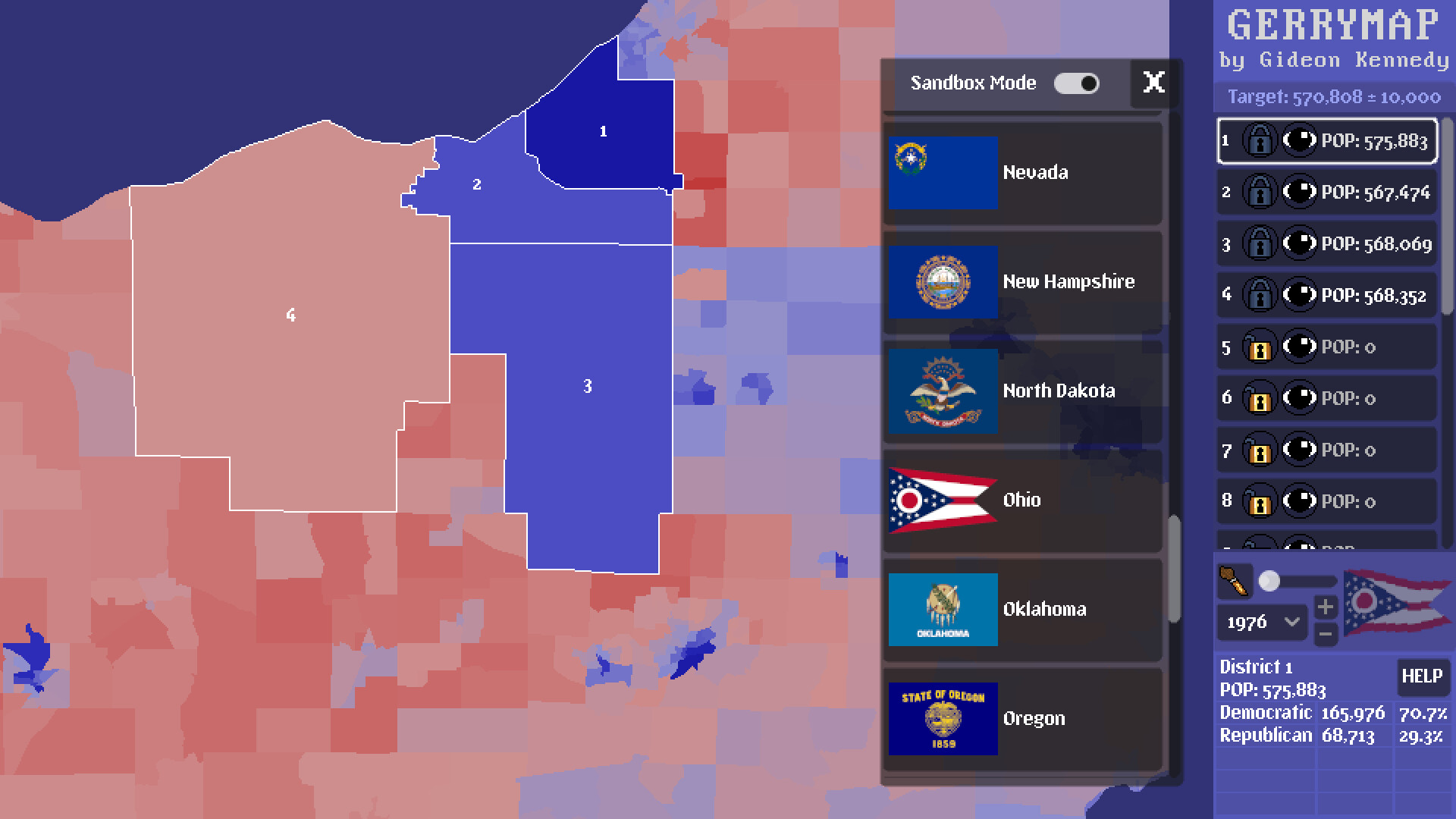 Gerrymap screenshot #4