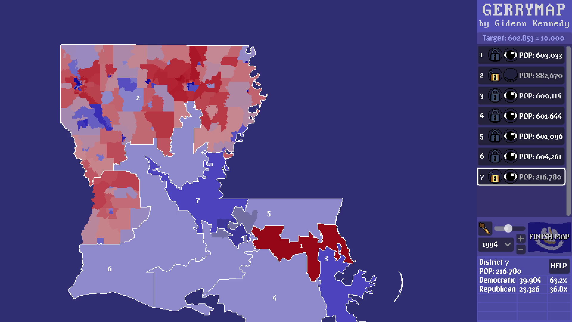 Gerrymap screenshot #5