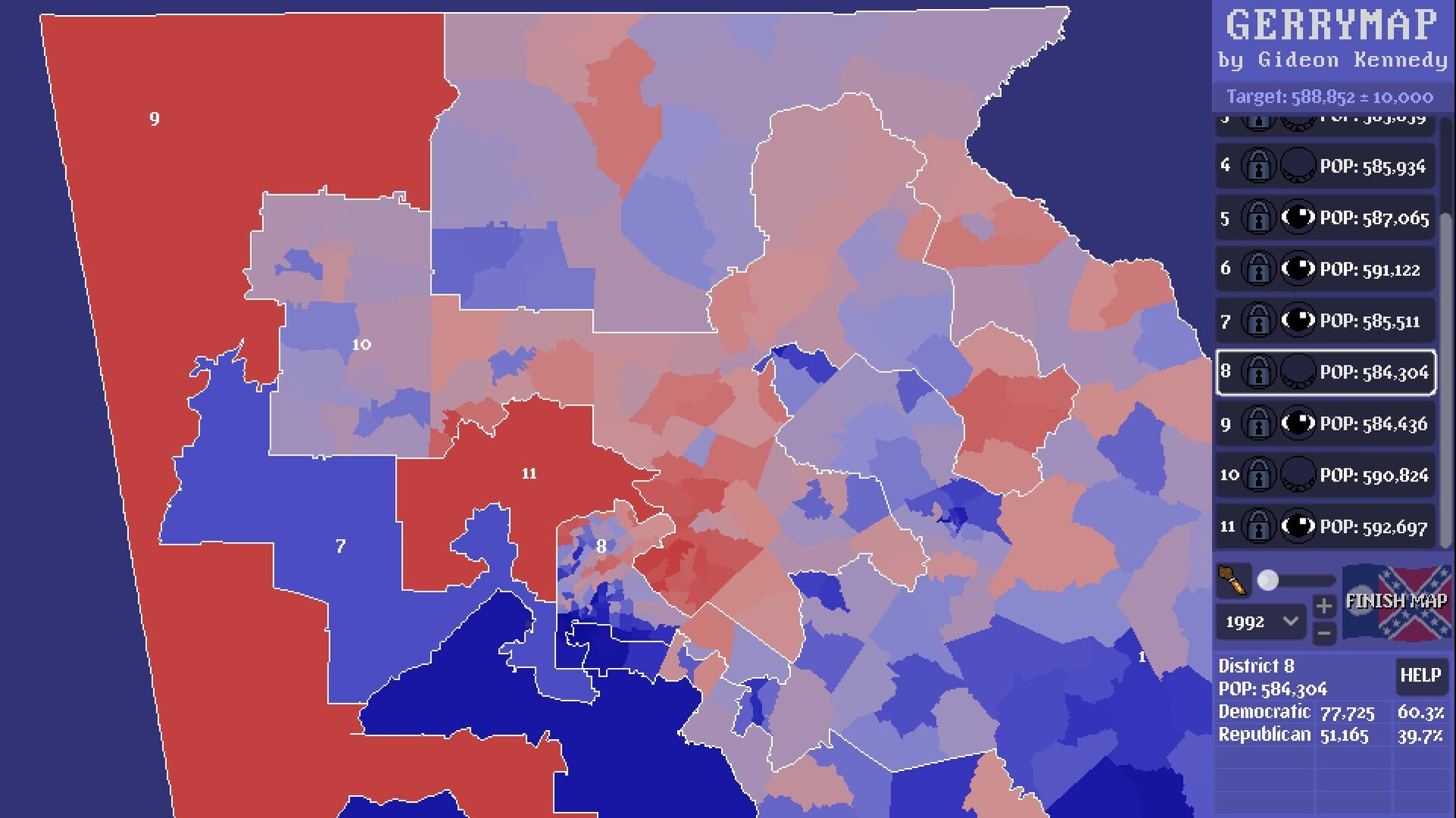 Gerrymap screenshot #3
